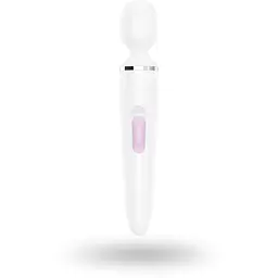 Вібромасажер Satisfyer Wand-er Woman (White/Chrome) - мініатюра 5