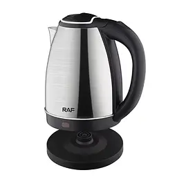 Електрочайник RAF R.7816 дисковий металевий 2L 2200W Grey - мініатюра 2