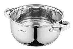 Каструля Ardesto зі скляною кришкою Gemini Gourmet Aosta 2.7л нержавіюча сталь kuh0014706 - мініатюра 2