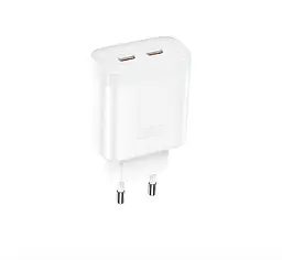 Зарядний пристрій XO L105 35 W 2 порти Dual Port Fast Charger Type-c адаптер блок