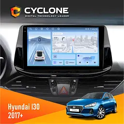 Штатна магнітола Hyundai i30 2017+ Cyclone C9-012 4x64, DSP, 4G Cyclone (НФ-00007875)