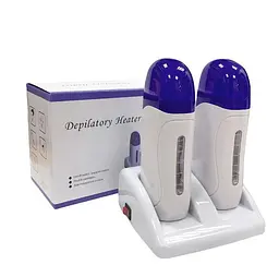 Воскоплав двокасетний Globalstar Depilatory Double Wax Heater WW-1031 2в1 з підставкою для депіляції волосся - мініатюра 2