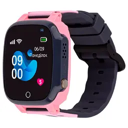 Дитячий смарт-годинник AmiGo GO008 MILKY GPS WIFI (Pink) [61001]