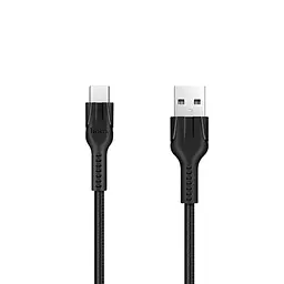 USB Cable Hoco U31 Benay Type-C Black 1m