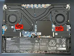 Вентилятор 10V Lenovo кулер для моделей ноутбука Legion 5 Pro-16ACH6H 82JQ (CPU Fan) DFSAL12E064860, 10V, 4pin - мініатюра 4