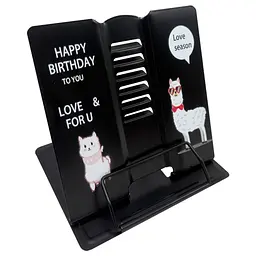 Підставка для книг "Animals" 555-389-S(Black) металева
