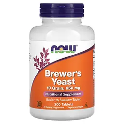 Пивні дріжджі Brewer`s Yeast 10 grain 650 мг - 200 таблеток