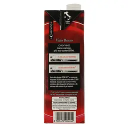 Вино Lamonarca Chevvino Rosso, червоне, сухе, 1 л - мініатюра 3