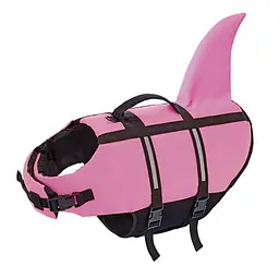 Рятувальний жилет для собак Nobby Sharki Swimming M рожевий 35 см 61038