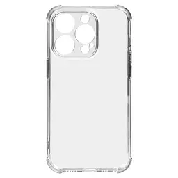 Прозрачный чехол для Apple iPhone 14 Pro с защитой камеры и усиленными бортами, тонкий, силиконовый, бесцветный, ударопрочный, противоударный бампер с закрытой камерой, ArmorStandart (ARM65248)
