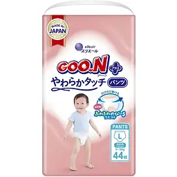 Трусики-підгузки Goo.N Plus L (9-14 кг) 44 шт. для дітей унісекс (878587)