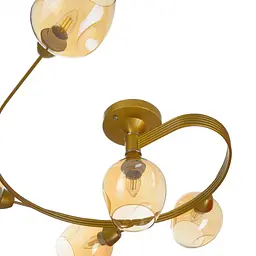 Люстра Brille стельова Е27 60W G (BR-01 612C/6) - мініатюра 2