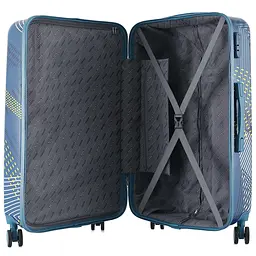 Валіза велика Semi Line 28 дюймів (L) Polycarbonate/ABS-Plastic Blue Pattern (T5652-3) - мініатюра 2