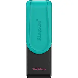 USB флеш-накопичувач Kingston DataTraveler Exodia S 128GB USB-A 3.2 Black/Teal (DTXS/128GB) [139607] - мініатюра 2