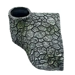 Декорація Hobby Cracked Rock Cave 2 19x14x8 см для акваріума і тераріуму (41793) - мініатюра 4