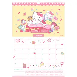Календар Kite планер настінний Hello Kitty 2026 рік (HK26-440) - мініатюра 12