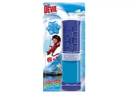 Блок для туалетів Dr.DEVIL Точковий 1шт 3in1 6+1 Полярна вода