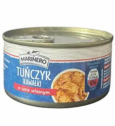Тунець Marinero шматочками у власному соку 185 г (5903895641516)