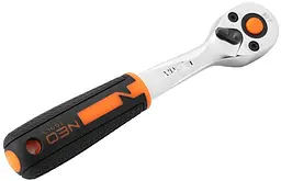 Neo Tools Набір інструментів, Набір торцевих головок, 20шт, 1/2", тріскачка 90 зубців, CrV, кейс - мініатюра 6
