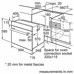 Електродуховка BOSCH HBF 512BS1T - мініатюра 7