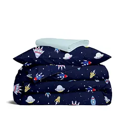 Дитяча постільна білизна в ліжечко Cosas Galaxy Night CS1 110х140 см (GalaxyNight_El80-58LightBlue_140)