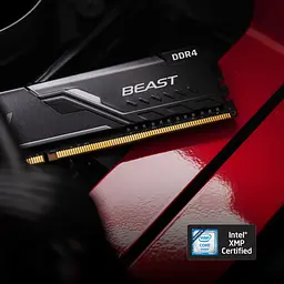 Оперативна пам'ять Kingston Fury Beast Black DDR4, 16GB/3200 (KF432C16BB/16) - мініатюра 9