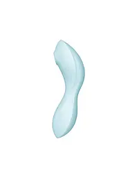 Стимулятор Satisfyer Curvy Trinity 5 Вакуумный с вибрацией, 16.5х4.6 см голубой - миниатюра 3