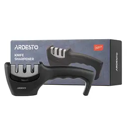 Точило для ножів Ardesto Gemini, 20.5x5.5x7.5см, чорний (AR1920BS) - мініатюра 4