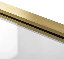 Розпашні душові двері Rea Atlas 100x200 праві brushed gold REA-K4675 - мініатюра 3