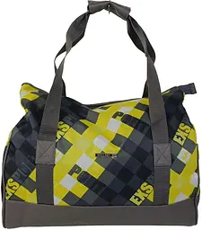 Сумка дорожня саквояж Wallaby 28L поліестер штучна шкіра Жовтий з Чорним - мініатюра 2