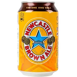Пиво Newcastle Brown Ale напівтемне пастеризоване 4.7% 0.33 л з/б