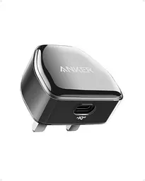 Швидкий зарядний адаптер Anker 511 Nano Pro 20W USB-C, англійська вилка з перехідником