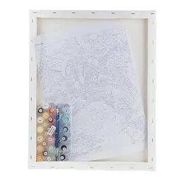 Набір для розпису по номерах "Японський байк" 40*50 см, IDEA2-GX47443, ТМ "99IDEAS" - мініатюра 6