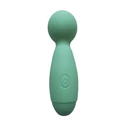 Мінівібромасажер Wooomy Smally Mini Wand Turquoise - мініатюра 1
