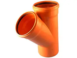 Трійник INSTALPLAST d 160 45° НПВХ x110