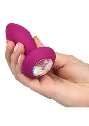 Анальна пробка Calexotics Petite Crystal Probe, 9.5 см (фіолетовий) - мініатюра 4