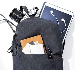 Рюкзак Xiaomi Mi Casual Daypack 10 літрів чорний - мініатюра 4