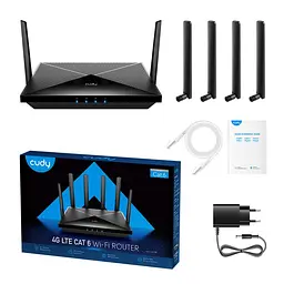 WiFi 5 Mesh 4G LTE-маршрутизатор Cudy LT700 CAT6 дводіапазонний гігабітний АС1200 (73-00515) - мініатюра 5
