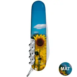 Ніж Victorinox Camper Ukraine 91мм 13функ Соняшники та метелик - мініатюра 3