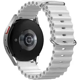 Універсальний ремінець для смарт-годинників Ocean Band 20mm Light Grey [122652] - мініатюра 5