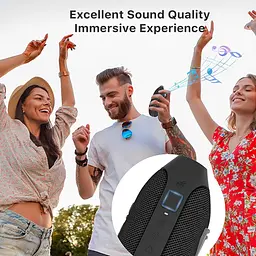 Портативний Bluetooth-динамік NOBIS Clip N1 з застосунком, режим ритму, час відтворення до 24 годин, IP68 водонепроникний, BT 5.3 - мініатюра 4