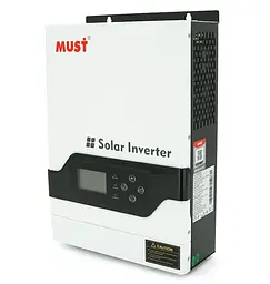 UPS ДБЖ гібридний інвертор MUST PV183224VPM, 3200W, 24V, струм заряду 60A - мініатюра 2