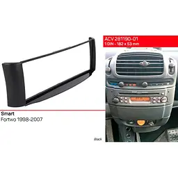 Перехідна рамка ACV Smart ForTwo 281190-01 - мініатюра 5