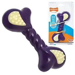 Nylabone Puppy Chew Double Action НІЛАБОН ПОДВІЙНА ДІЯ жувальна іграшка для цуценят, смак бекону