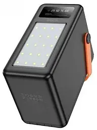 Зовнішній акумулятор Hoco DB120 Prometheus power bank with lamp 120000mAh 4 вбудовані кабелі - мініатюра 2