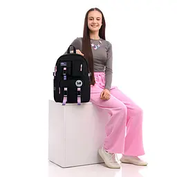 Рюкзак GoPack Education Teens 2500L чорний, градієнт Чорний (GO26-2500L-2) - мініатюра 19