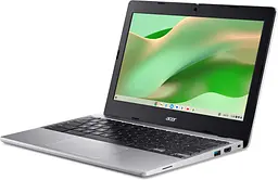 Ноутбук Acer Chromebook CB311-12H 11 IPS, Intel C N100, 4GB, F64GB, UMA, ChromeOS, сріблястий (NX.KX1EU.006) - мініатюра 2