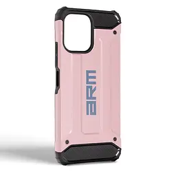 Чехол для Xiaomi Redmi 12 4G, Panzer, розовый, противоударный, бронированный, милитари, панель-накладка, защита всего корпуса, защита дисплея и камеры, термополиуретан (TPU) + поликарбонат (PC), ArmorStandart (ARM71472) - мініатюра 2
