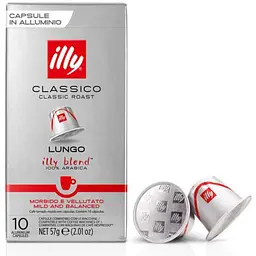 Набор кофе в капсулах ILLY Lungo Classico 100 капсул (10 п. х 10 шт.) - мініатюра 3