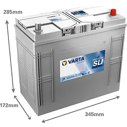 Акумулятор Varta Promotive SLI 12В 125Аг 720А (EN) R+ (625012072) - мініатюра 2